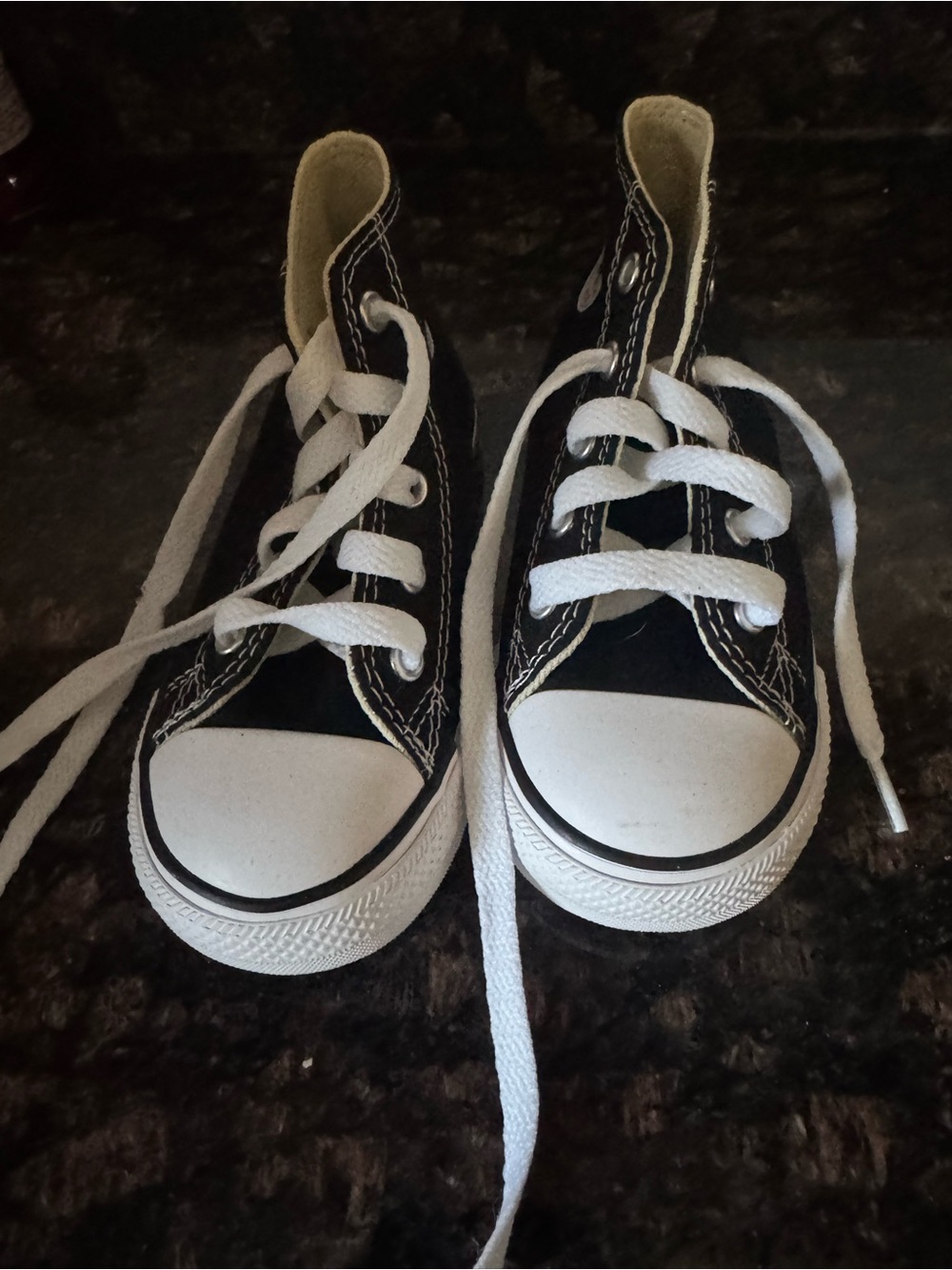 NEW Unisex Converse Black Toddler Size 8 High Tops